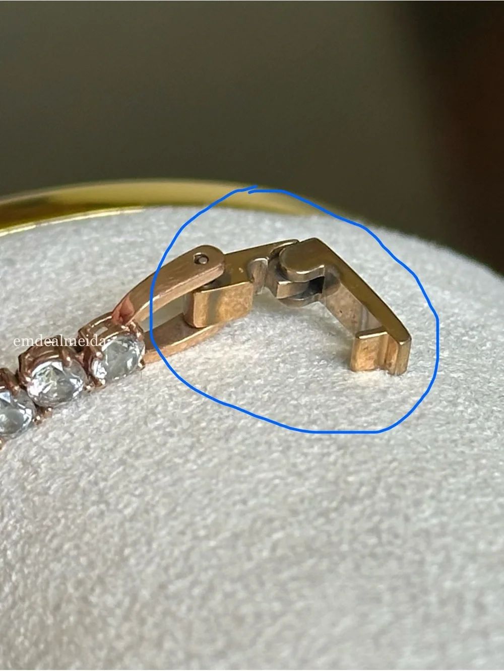 Swarovski Crystal Rose Gold Tennis Deluxe All Around Bracelet 5464948 - Picture 8 of 10